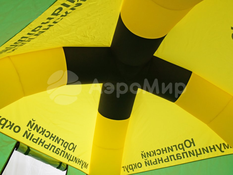 Надувная палатка Лайт — с нанесением печати