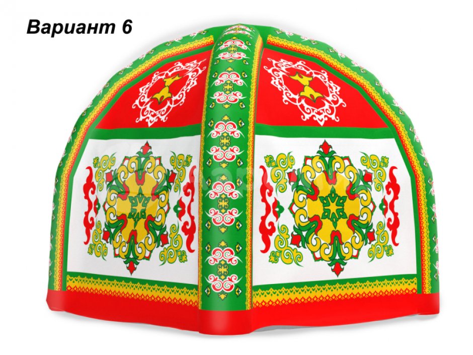 Надувная палатка Лайт — с нанесением печати