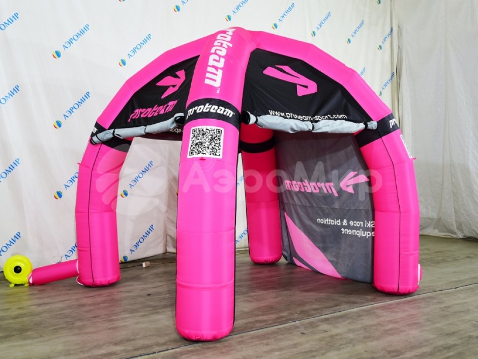 Надувная палатка Лайт — с нанесением печати