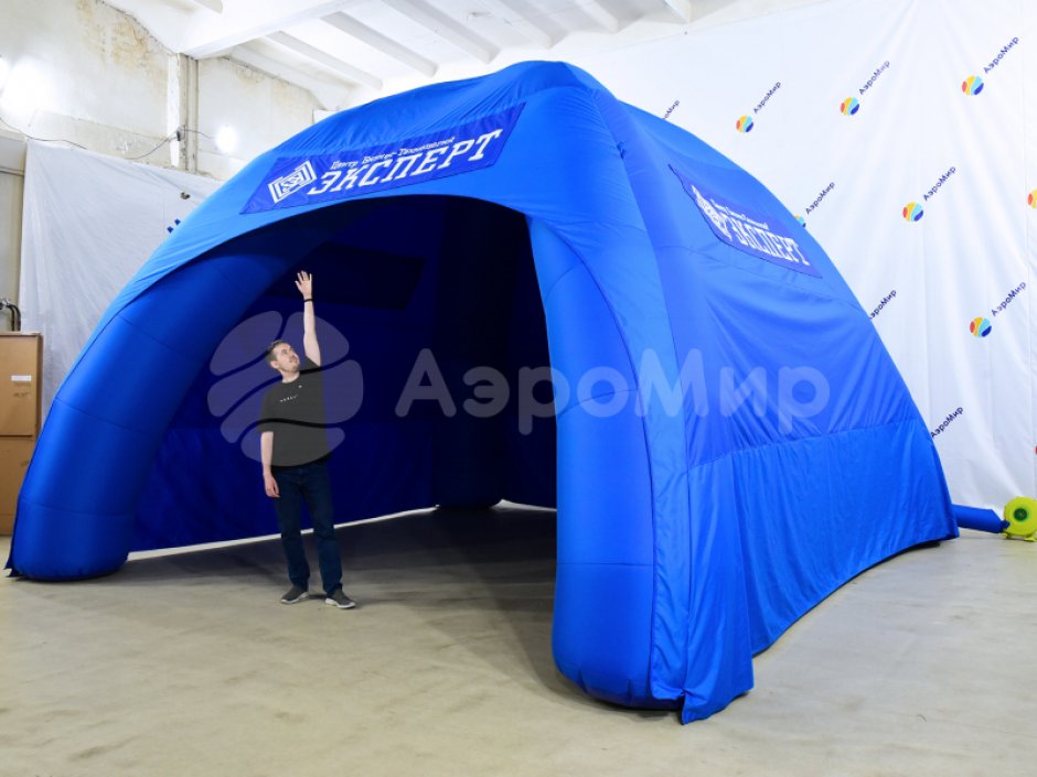 Надувная четырехопорная палатка