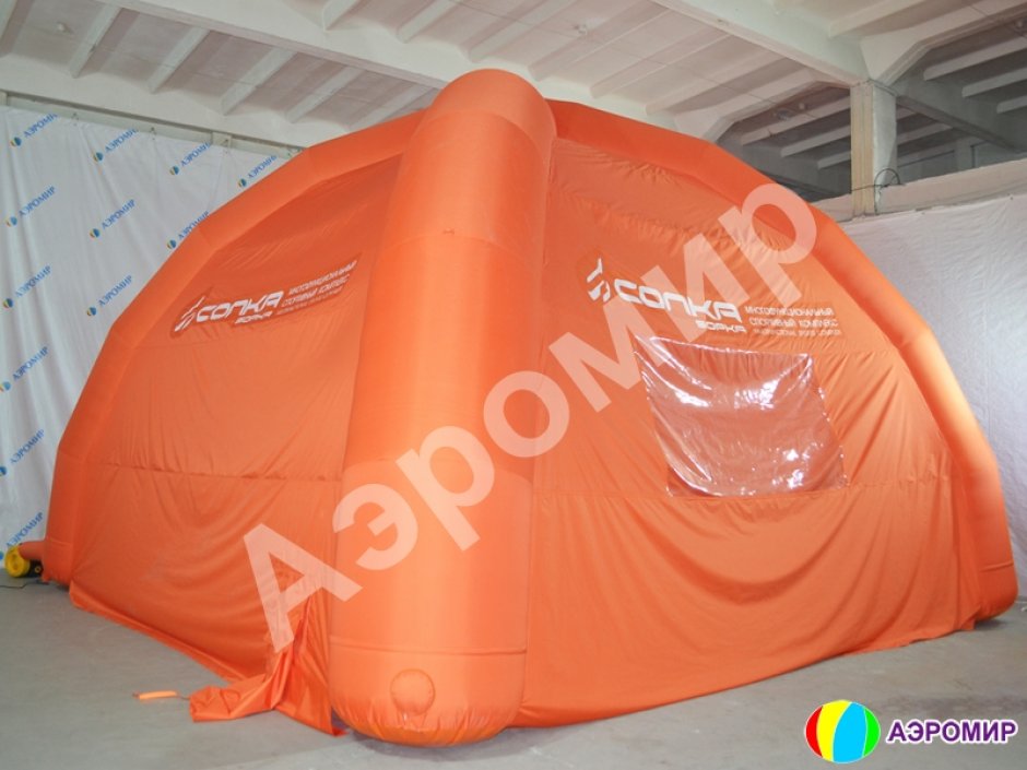Надувные палатки — пневмокаркасные палатки