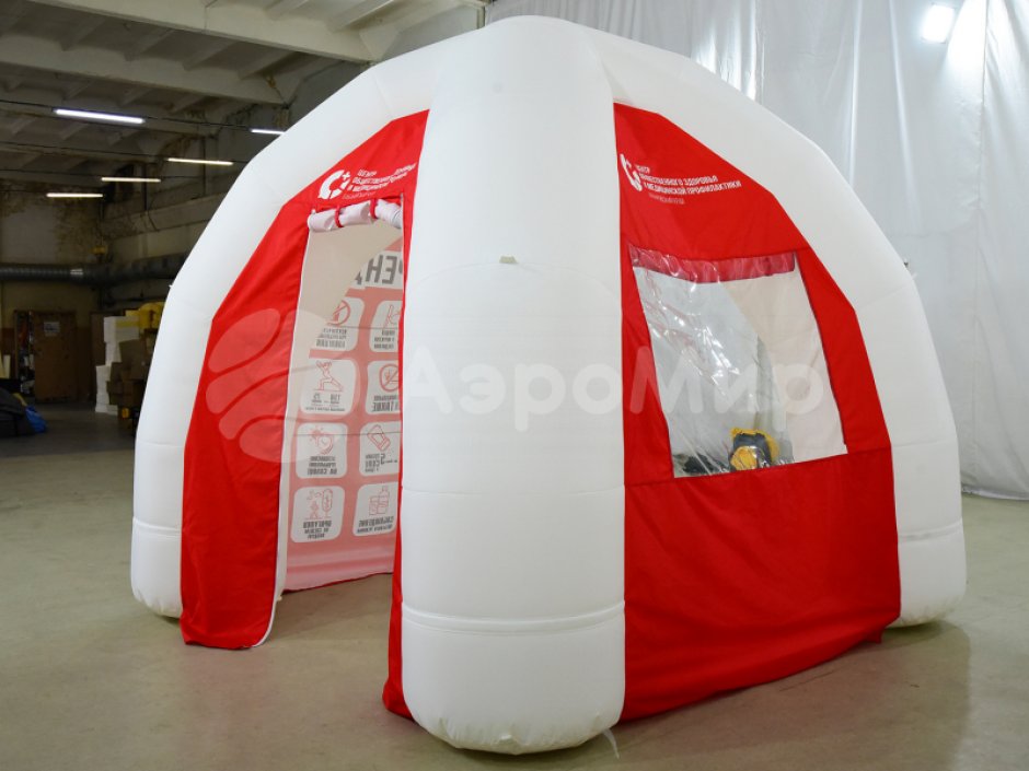 Надувные палатки — пневмокаркасные палатки