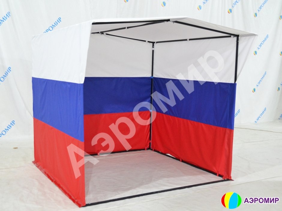 Каркасная палатка 1,4 х 1,4 м — металлокаркас, материал оксфорд + ПВХ