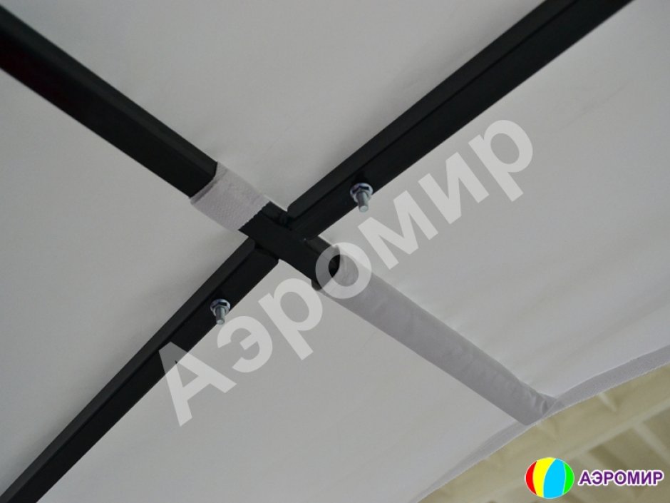 Каркасная палатка 1,4 х 1,4 м — металлокаркас, материал оксфорд + ПВХ