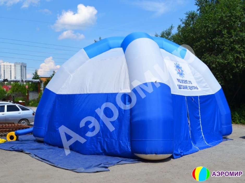 Надувные палатки — пневмокаркасные палатки