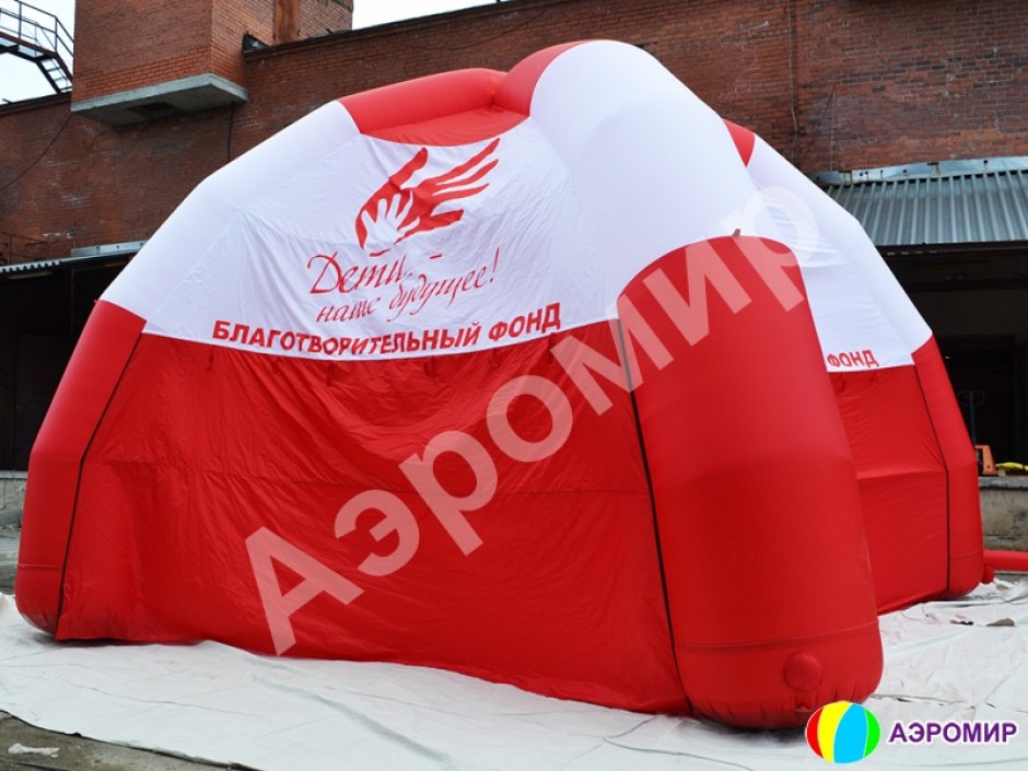 Надувные палатки — пневмокаркасные палатки