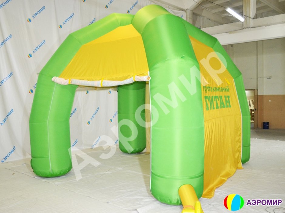 Надувные палатки — пневмокаркасные палатки