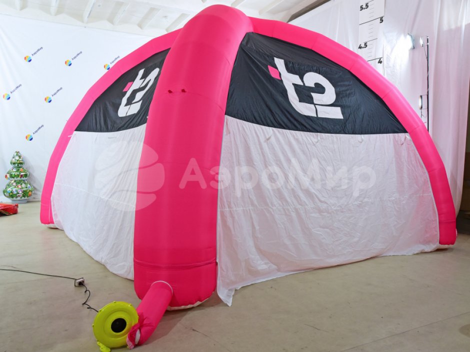 Надувная палатка Лайт — с нанесением печати