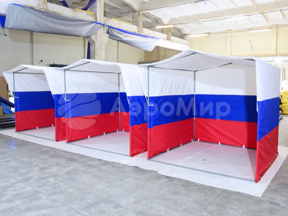 Каркасная палатка 2,0 х 2,0 м — металлокаркас, материал оксфорд + ПВХ