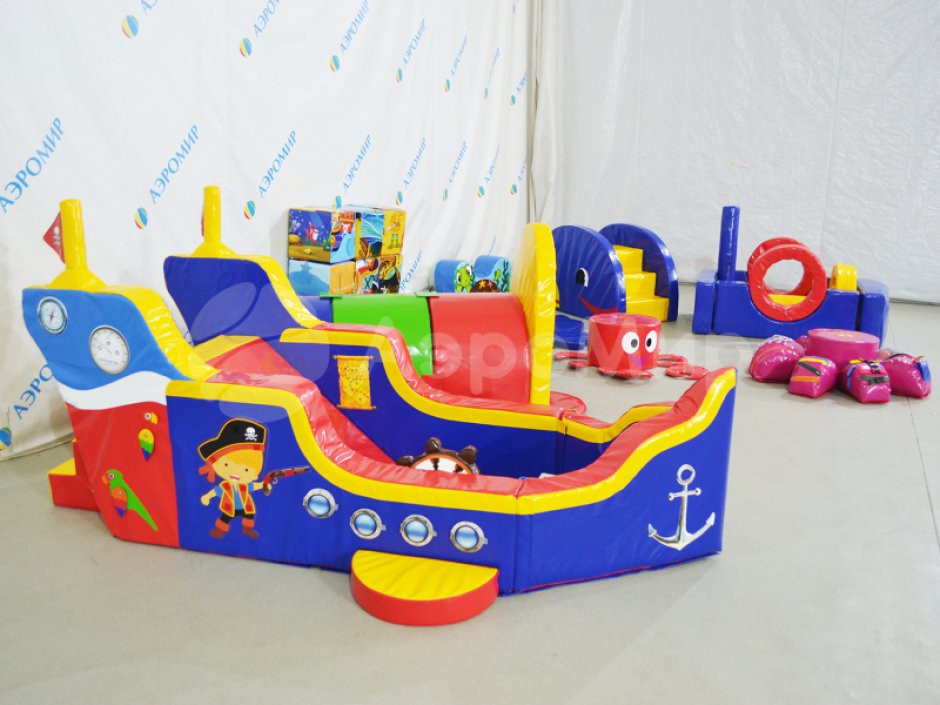 Набор мягких модулей «Пароход»