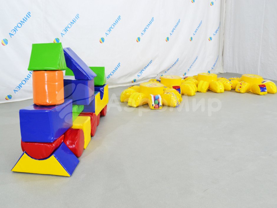 Набор мягких модулей «Паровозик»