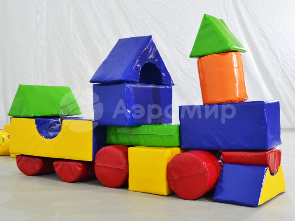 Набор мягких модулей «Паровозик»