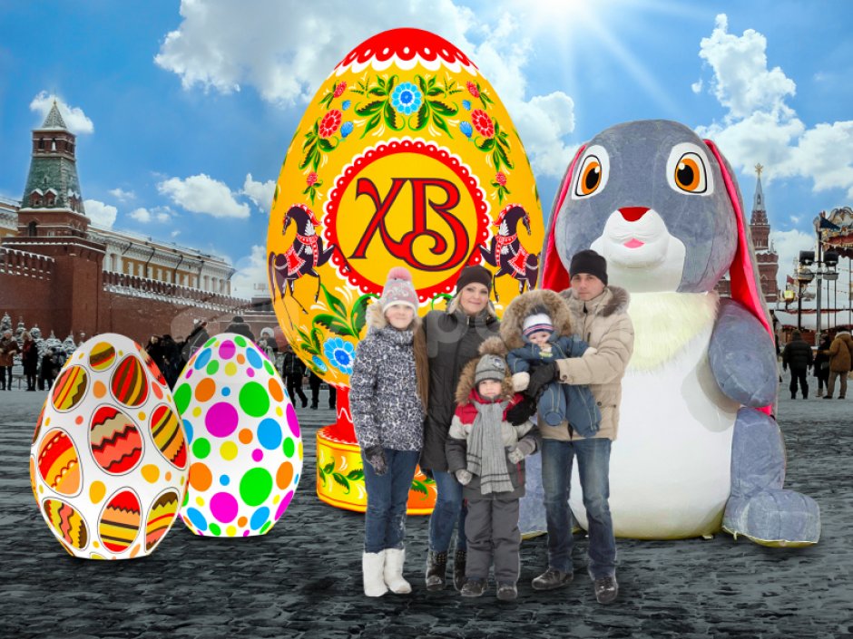 Комплект надувных фигур — Пасхальный 4