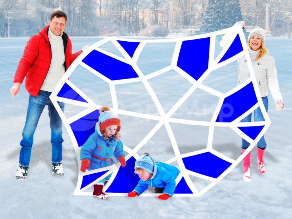 Снежинка паутинка