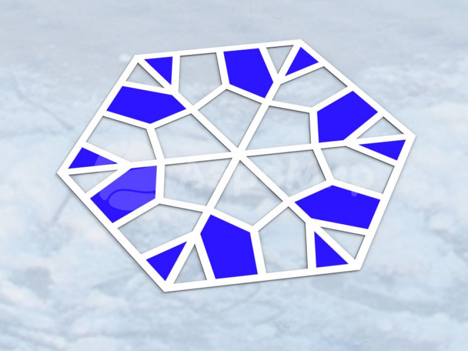 Снежинка паутинка