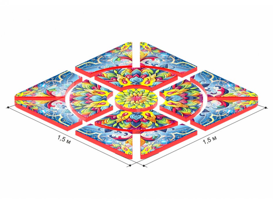 Восточный ковер-пазл