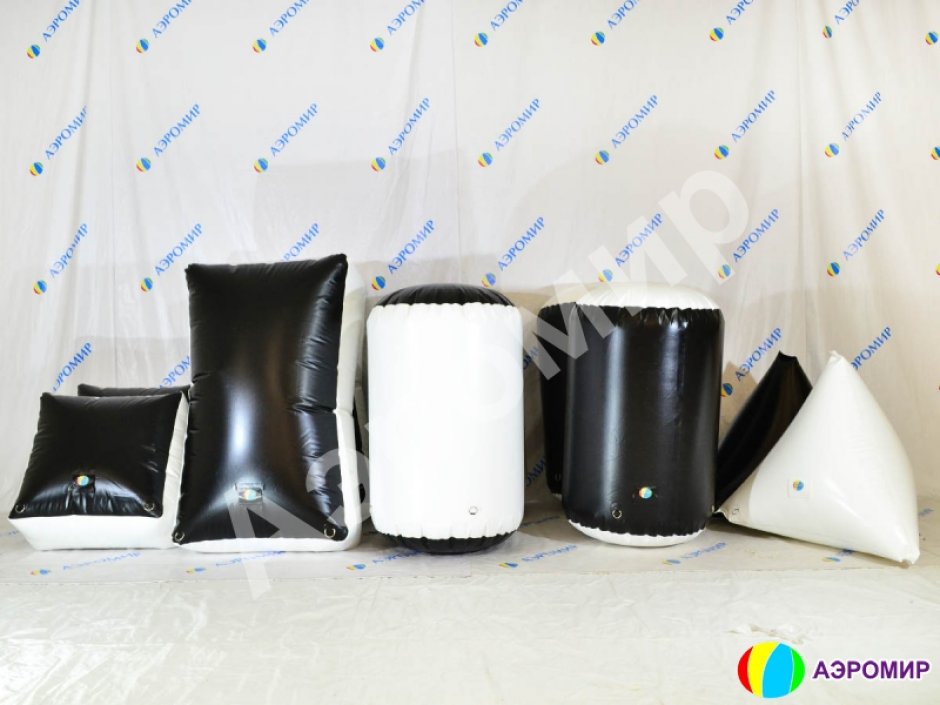 Надувная тактическая фигура кирпич (brick) для игры в пейнтбол, нёрф, лазертаг и арчеритаг