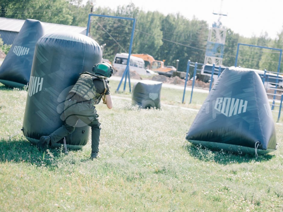 Надувная тактическая фигура Темпл Майя (Temple Maya) для игры в пейнтбол, нёрф, лазертаг и арчеритаг