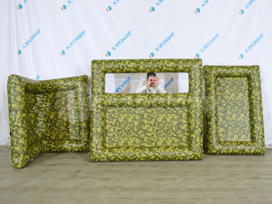 Надувная фигура Высокий угол (High Corner) для игры в пейнтбол, нёрф, лазертаг и арчеритаг