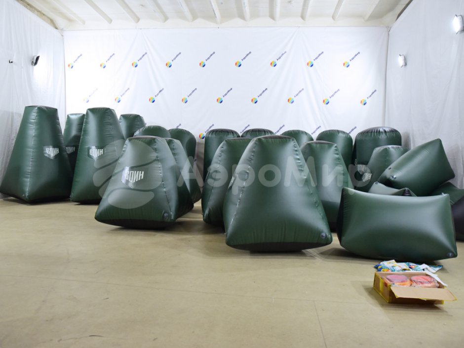 Надувная тактическая фигура Темпл (Temple) для игры в пейнтбол, нёрф, лазертаг и арчеритаг