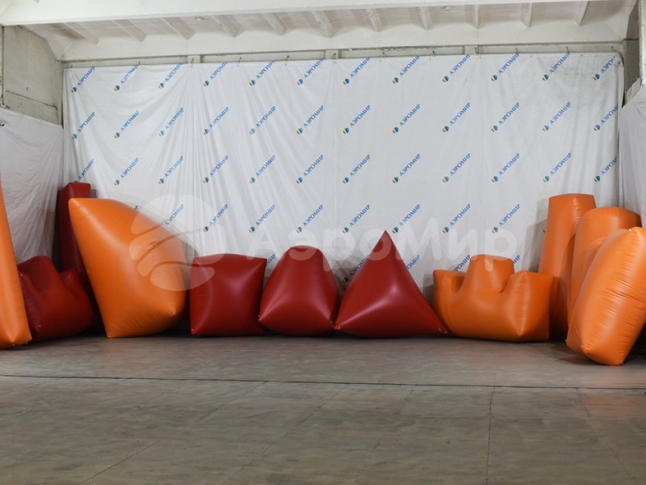 Надувная тактическая фигура Конверт маленький (Dorito small) для игры в пейнтбол, нёрф, лазертаг и арчеритаг