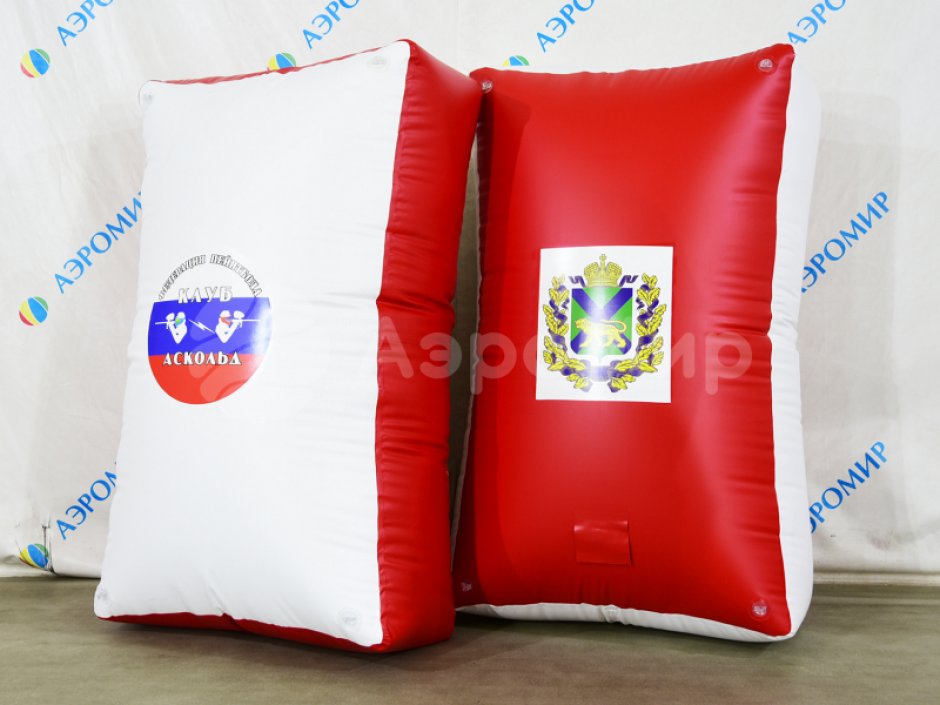 Надувная тактическая фигура кирпич (brick) для игры в пейнтбол, нёрф, лазертаг и арчеритаг