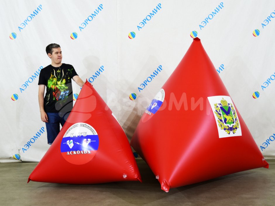 Надувная тактическая фигура Конверт средний (Dorito medium) для игры в пейнтбол, нёрф, лазертаг и арчеритаг