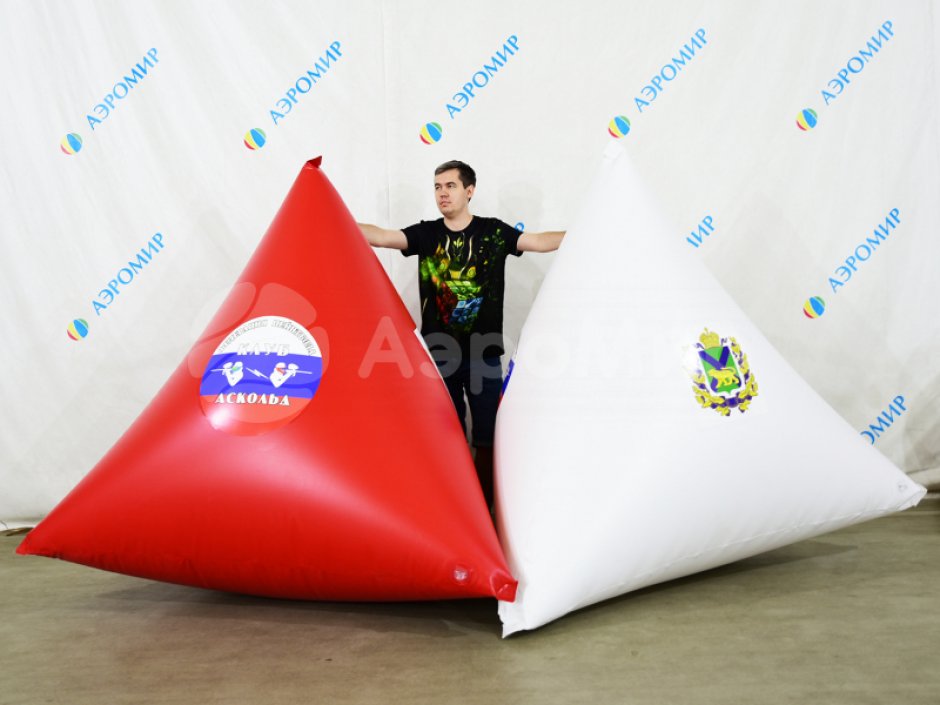 Надувная тактическая фигура Конверт средний (Dorito medium) для игры в пейнтбол, нёрф, лазертаг и арчеритаг