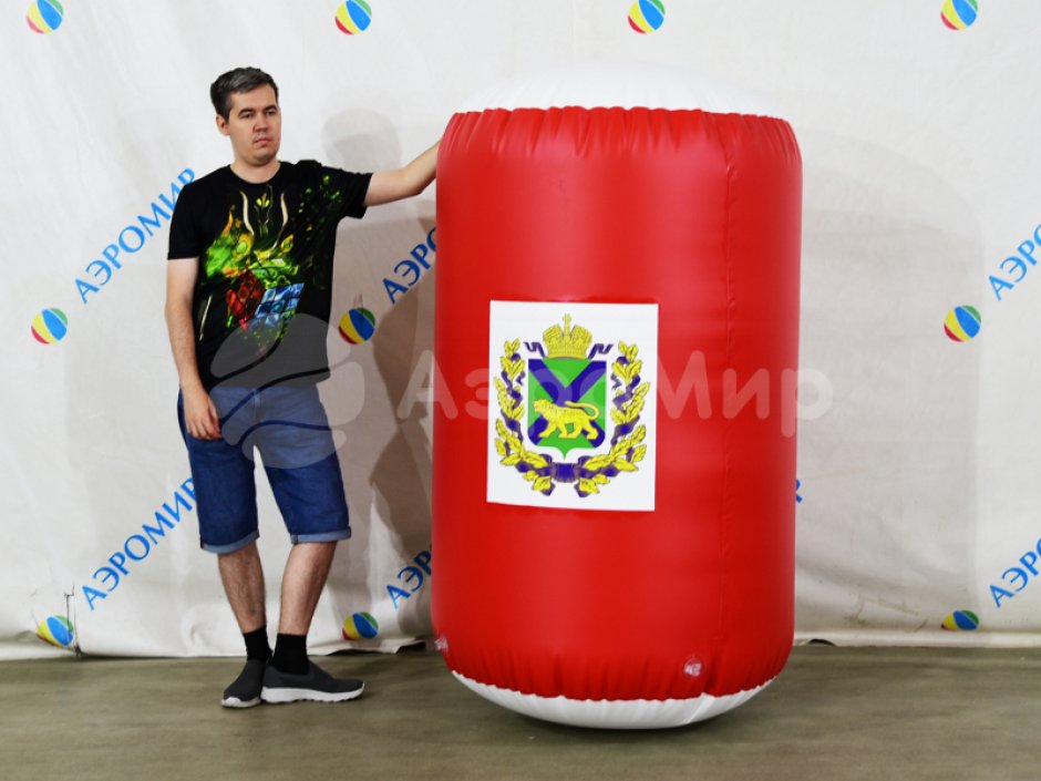  Надувная тактическая фигура Дерево (Tree), Бочка (Barrel) для игры в пейнтбол, нёрф, лазертаг и арчеритаг