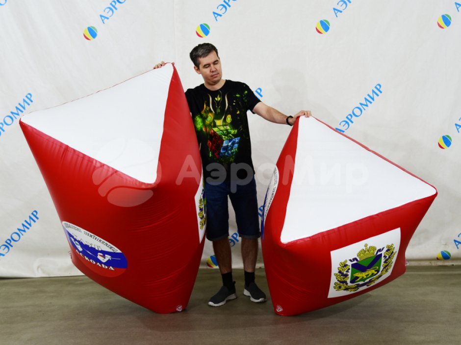 Надувная тактическая фигура Высокий кейк (Tall Cake) для игры в пейнтбол, нёрф, лазертаг и арчеритаг