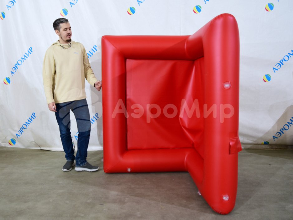 Надувная тактическая фигура Высокий угол W (High Corner W) для игры в пейнтбол, нёрф, лазертаг и арчеритаг