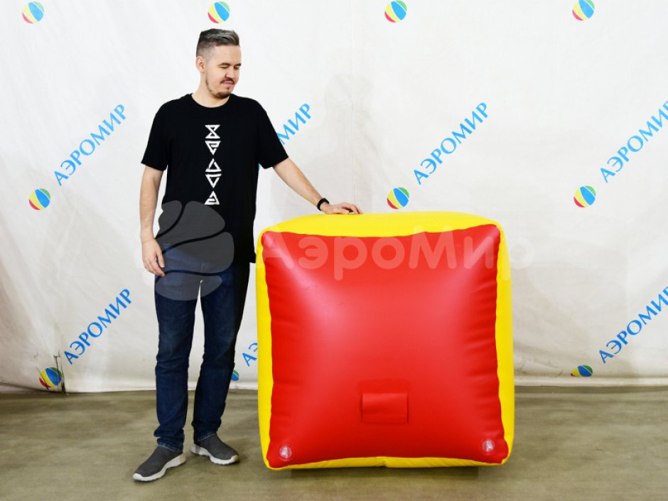 Надувная тактическая фигура кирпич (brick) для игры в пейнтбол, нёрф, лазертаг и арчеритаг