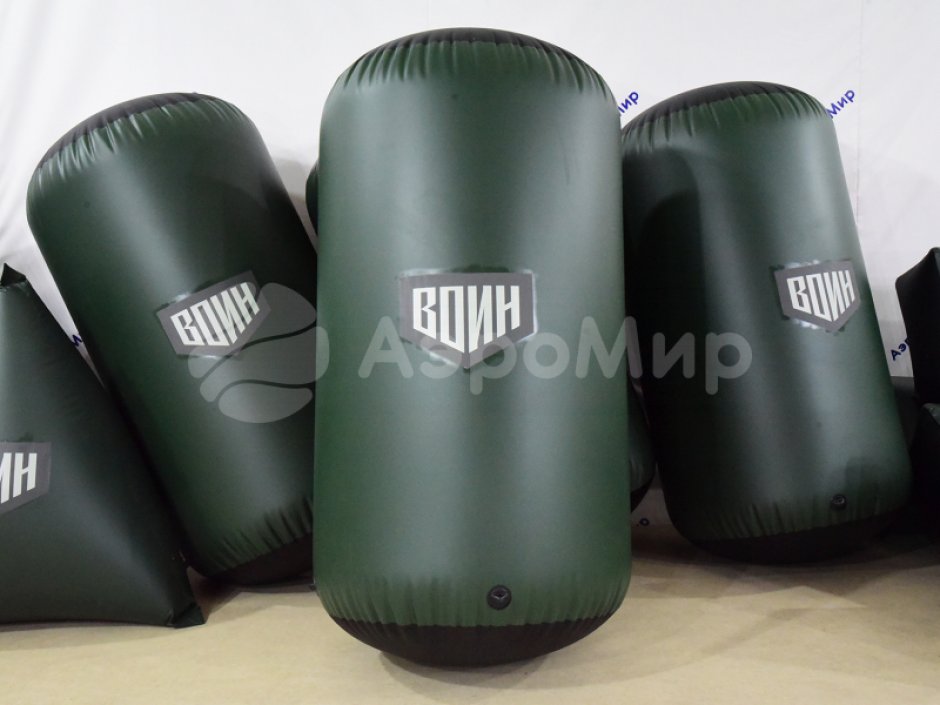 Надувная тактическая фигура Цилиндр (Cylinder) для игры в пейнтбол, нёрф, лазертаг и арчеритаг