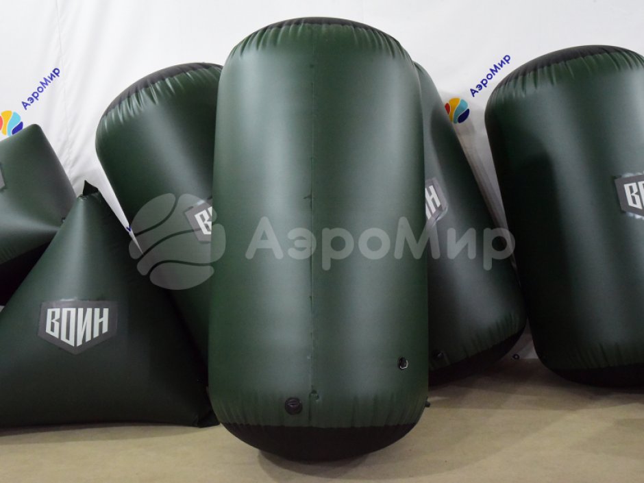 Надувная тактическая фигура Цилиндр (Cylinder) для игры в пейнтбол, нёрф, лазертаг и арчеритаг