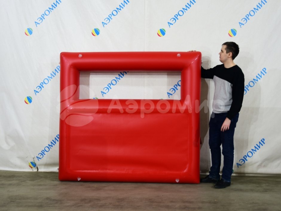 Надувная тактическая фигура Окно W (Window W) для игры в пейнтбол, нёрф, лазертаг и арчеритаг