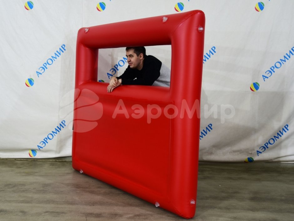 Надувная тактическая фигура Окно W (Window W) для игры в пейнтбол, нёрф, лазертаг и арчеритаг