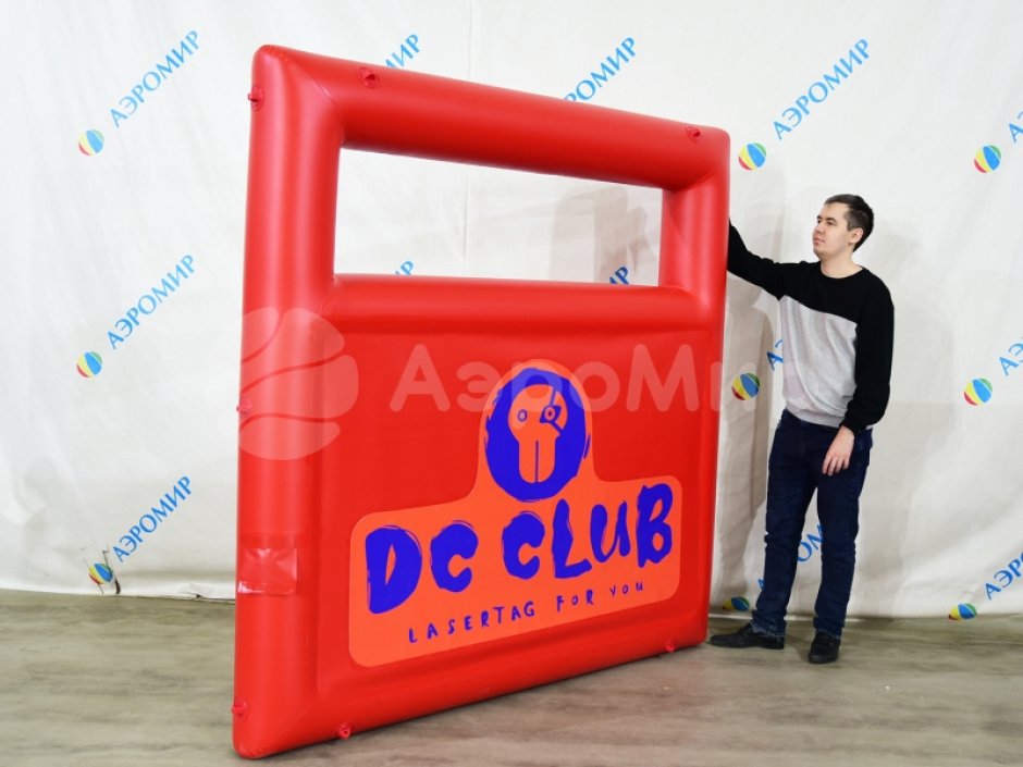 Надувная тактическая фигура Окно W (Window W) для игры в пейнтбол, нёрф, лазертаг и арчеритаг