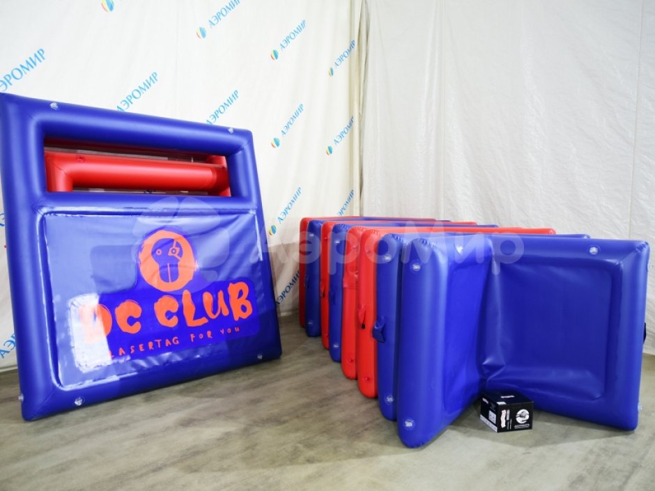 Надувная тактическая фигура Окно W (Window W) для игры в пейнтбол, нёрф, лазертаг и арчеритаг