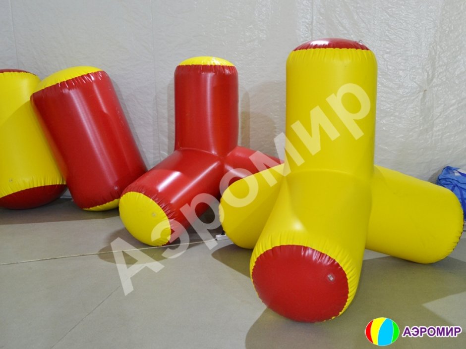 Надувная тактическая фигура Ёж (Hedgehog) для игры в пейнтбол, нёрф, лазертаг и арчеритаг