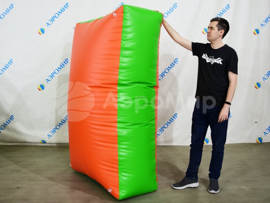 Надувная тактическая фигура кирпич (brick) для игры в пейнтбол, нёрф, лазертаг и арчеритаг