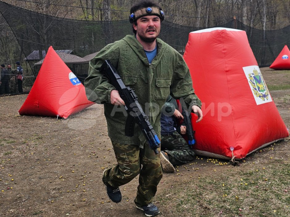 Надувная тактическая фигура Темпл (Temple) для игры в пейнтбол, нёрф, лазертаг и арчеритаг