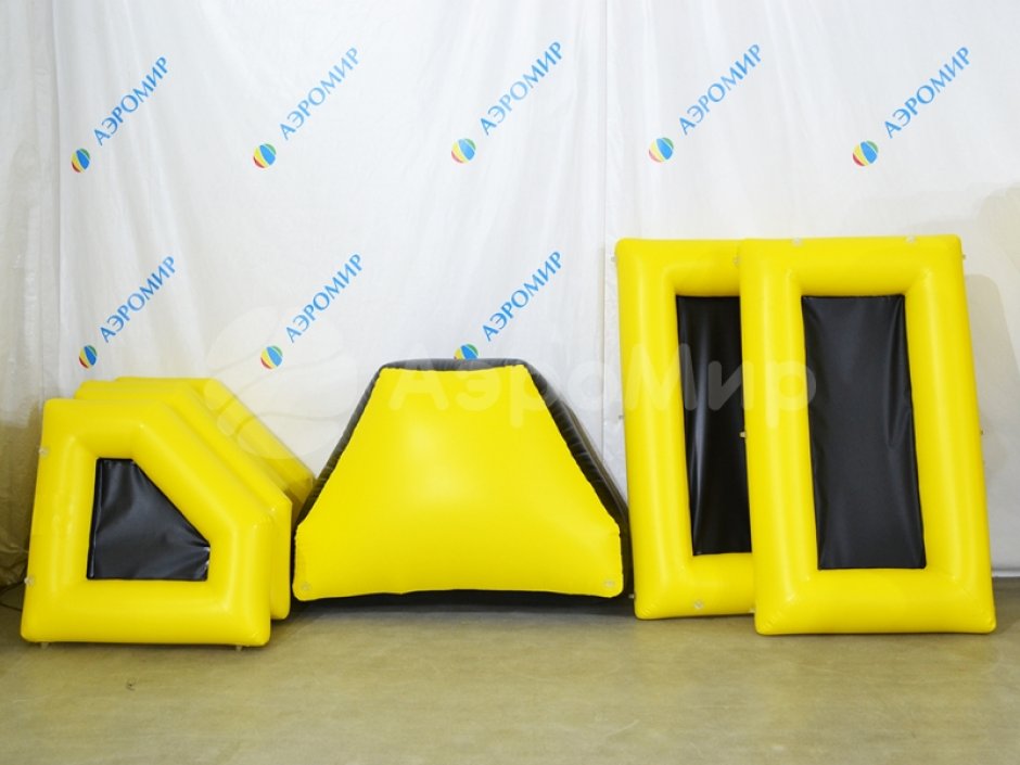 Надувная тактическая фигура Клин (Wedge) для игры в пейнтбол, нёрф, лазертаг и арчеритаг