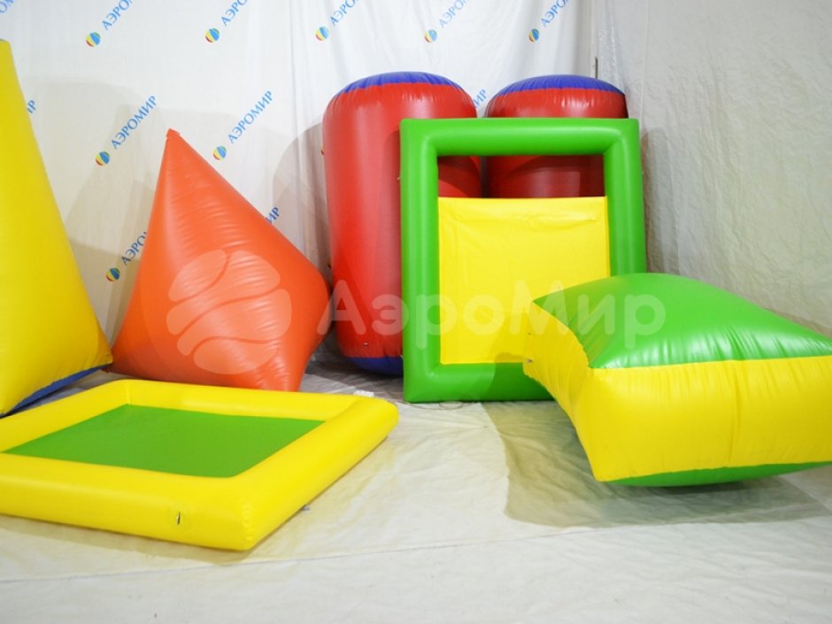 Надувная тактическая фигура кирпич (brick) для игры в пейнтбол, нёрф, лазертаг и арчеритаг