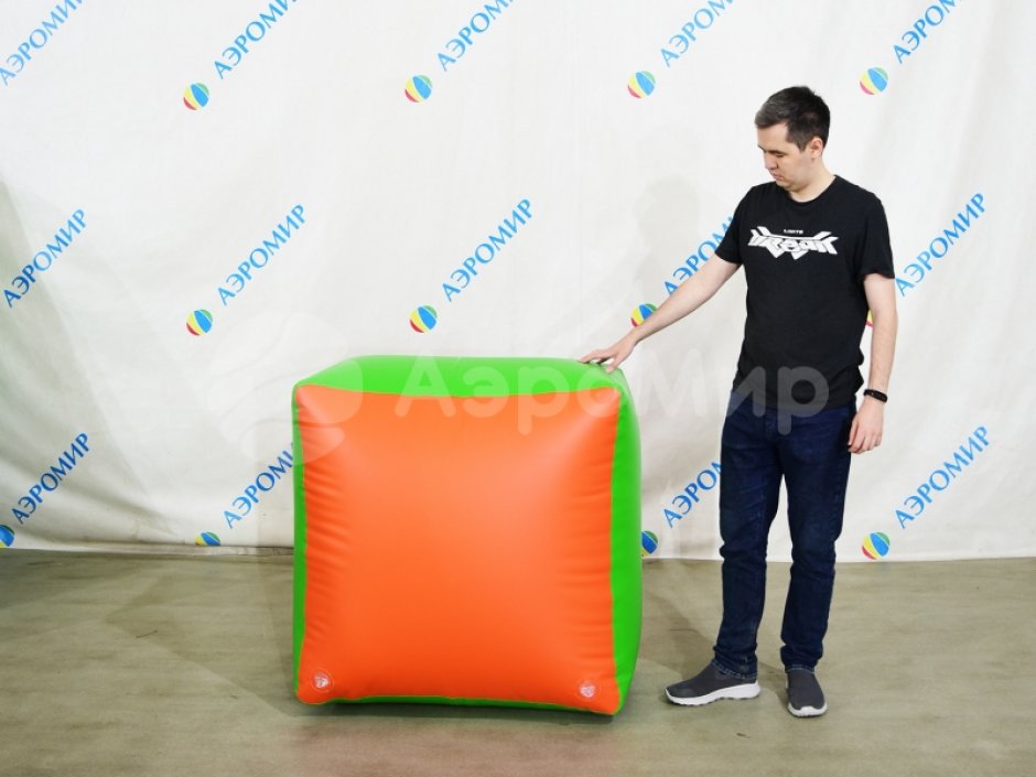 Надувная тактическая фигура кирпич (brick) для игры в пейнтбол, нёрф, лазертаг и арчеритаг