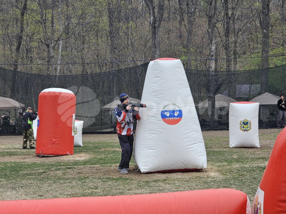 Надувная тактическая фигура Темпл Майя (Temple Maya) для игры в пейнтбол, нёрф, лазертаг и арчеритаг