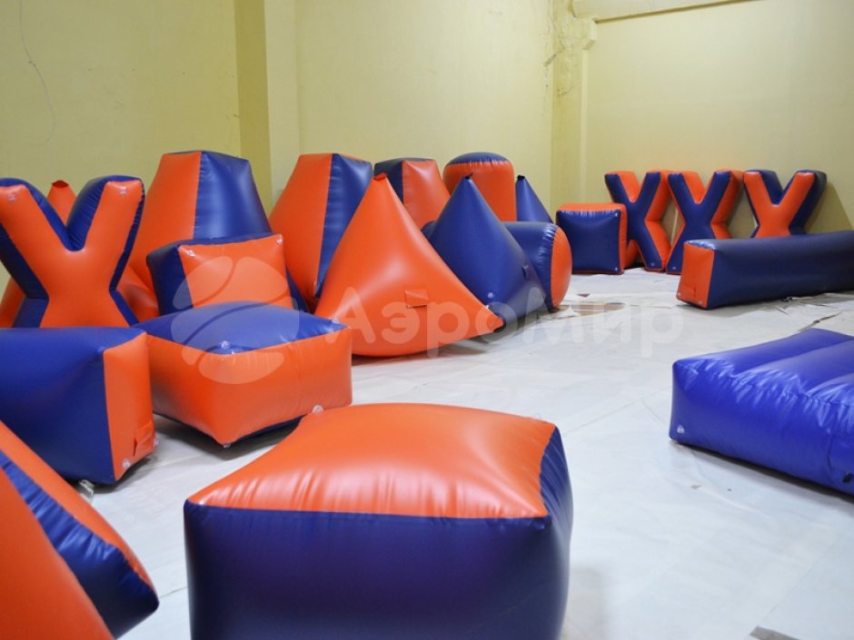 Надувная тактическая фигура Большой кирпич (Giant Brick) для игры в пейнтбол, нёрф, лазертаг и арчеритаг