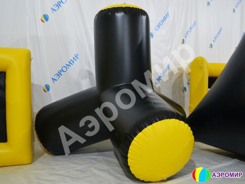 Надувная тактическая фигура Ёж (Hedgehog) для игры в пейнтбол, нёрф, лазертаг и арчеритаг