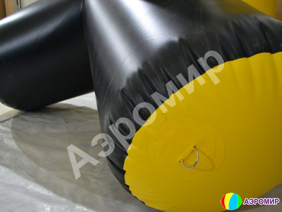 Надувная тактическая фигура Ёж (Hedgehog) для игры в пейнтбол, нёрф, лазертаг и арчеритаг