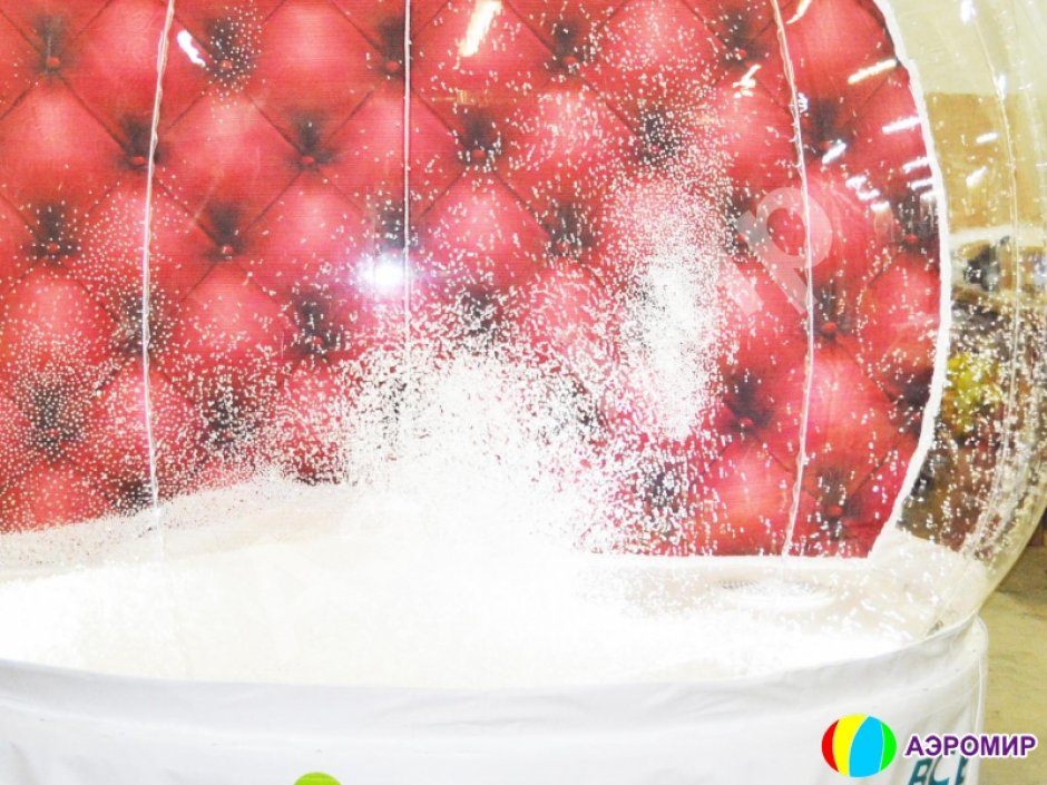 Снег для Чудо-шара Ø4 м — гранулы пенополистирола 0,4 м³