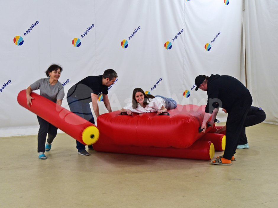 Аттракцион Плот на бревнах для спортивных эстафет